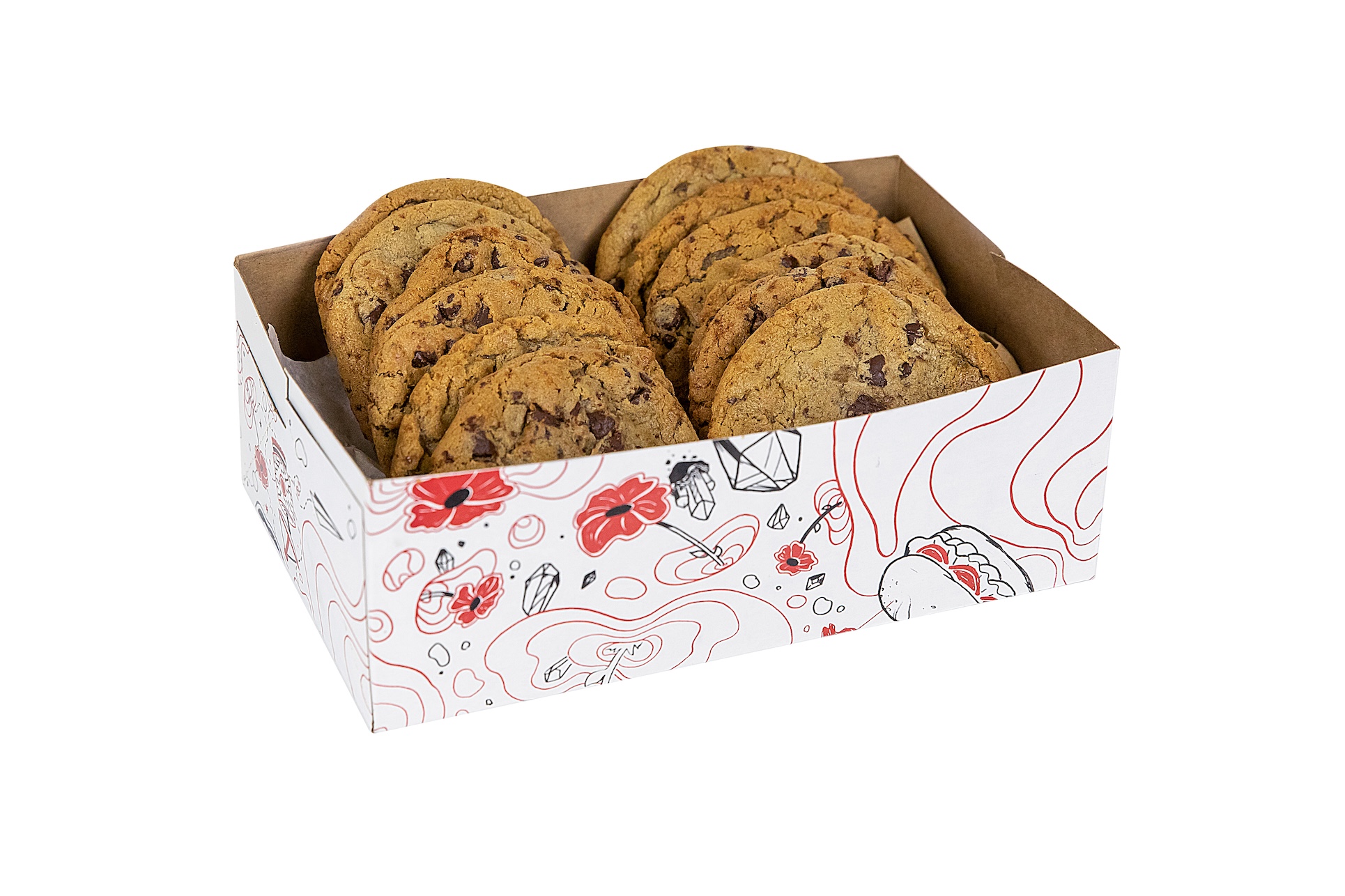 Pack of 12 Large Cookies